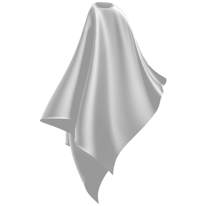 Polyester Cape, White - WP3012W