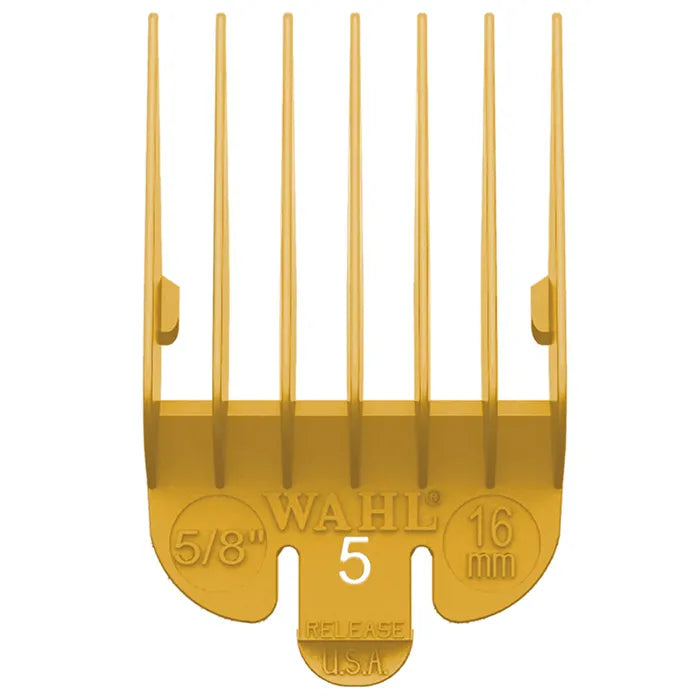 Coloured Plastic Clipper Comb #5 Yellow - WA3135-2401